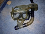 Zestaw do nurkowania z silikonową maska i rurka 