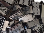 LEGO 3001 2x4 klocek czarny Black komplet 10 szt NOWY