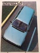 Prospekt  Peugeot 505 Break Familiale.1984r.UNIKAT
