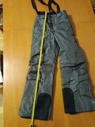 Spodnie ocieplane na szelkach