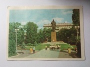 ZSRR Ukraina Kijów pomnik Tarasa Szewczenki 1967 r.