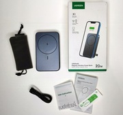 Powerbank magnetyczny 10000mAh Ugreen PB206, USB + USB-C