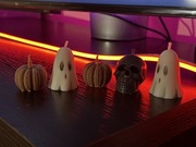 Ręcznie robione świece z wosku sojowego - Halloween (Zestaw 5)