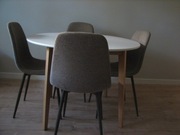 Sprzedam stół okrągły dł. 100-cm +4-ry krzesła nie używane