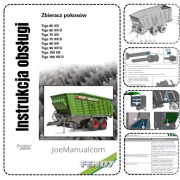 FENDT Tigo Zbieracz Pokosów Instrukcja Obsługi i konserwacji