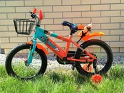 PROMOCJA! NOWY ROWER 16 CALI z KOSZYKIEM + KÓŁKA BOCZNE