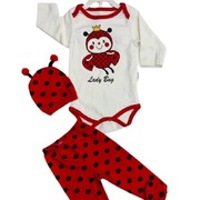 Komplet dla niemowlaka r 74 body+półśpiochy+czapka