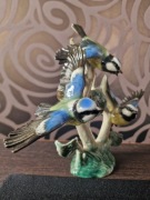 Figurka z porcelany ptaszki sikorki Goebel