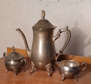 Komplet zestaw zastawa do kawy herbaty vintage