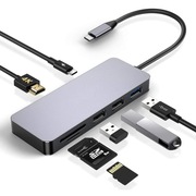 PLATINET 7-portowy adapter ze złączem USB Type-C PMMA9822