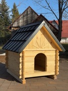 Drewniana buda dla psa ocieplana buda góralska zakopiańska 