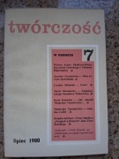Twórczość nr 420 (7/1980) Władysław Tatarkiewicz; Listy Brunona Schulza
