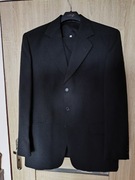 Garnitur czarny w prążek 182/104/90