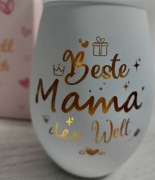 KUBEK ,WAZON ŚWIECZNIK Z GRAWEREM LATARENKA PREZENT DLA MAMY.