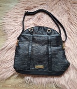 torebka na ramię Wittchen brązowa marszczona długie ucho stan idealny