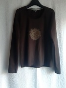 Bluzeczka, nadruk, cekiny, bawełna,Street One,rM/L