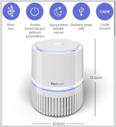 Pro Breeze Mały Oczyszczacz Powietrza 
