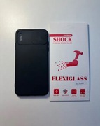 Nowe Etui, Case, Obudowa, Plecki iPhone Xs Max z klapką + szkło