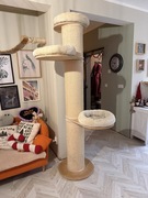 Drapak wysoki Jasmine xxl beżowy słupek dla kota