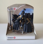 Schleich czarny rycerz na koniu figurka model wycofany