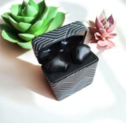 Słuchawki douszne bezprzewodowe Music sound Italy czarne Bluetooth