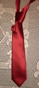 krawat czerwony, elegancki