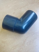 Kolano rury spustowej 75/67 grafit Kaczmarek