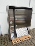 Okap przyścienny skrzyniowy STALGAST z filtrami oświetleniem 1700x1300x450