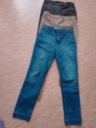 Zara i Benetton- 3 pary spodni