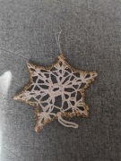 Gwiazdka ręcznie robiona Do powieszenia na choince