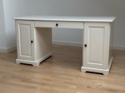 Biurko IKEA LIATORP białe z charakterem