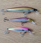 Zestaw 3 specialistycznych woblerów na pstrąga Westin i Shimano