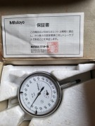 Czujnik zegarowy Mitutoyo 2109-10, jak nowy, oryginalne opakowanie 