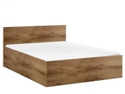 Łóżko 160x200 z zagłówkiem, stelażem i materacem 10 cm