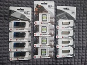 Kingston pendrive, datatraveler, karta pamięci 12 sztuk