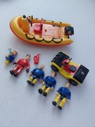 Strażak Sam komendant figurki łódka autko