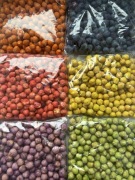 Sensoryczne wypełnienie - kolorowa ciecierzyca