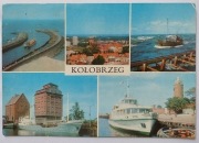 KOŁOBRZEG PORT LATARNIA KUTER PRZYSTAŃ STATEK ANNA