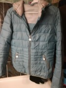 Morsko-niebieska pikowana kurteczka