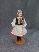 Cepelia lalka w stroju ludowym regionalnym folkowa PRL vintage figurka