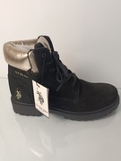 Buty damskie zamszowe r.39