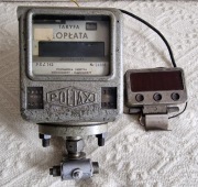 Taksometr Poltax PRL T42 z czasów PRL