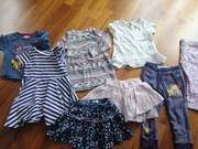 Paka ubrań dla dziewczynki r. 86