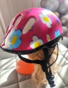 Kask na rower hulajnogę rolki różowy Polly rozm. M