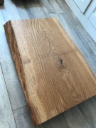 Blat dębowy z naturalną krawędzią 67x43,5/38x4,5