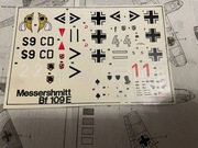 Kalkomania Messerschmitt Bf-109E skala 1/72