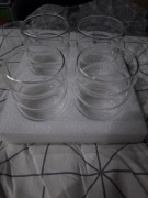 Zestaw szklanek do drinków 4 szt. + słomki 350ml