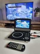 DVD przenośne, Lenco DVP-705 Mp3 OSD SVCD VCD DVD-RW TV aux +pilot
