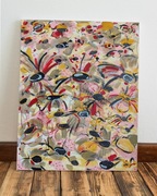 Obraz akrylowy na płótnie, abstrakcja, kwiaty