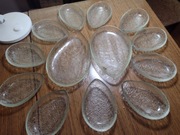 Zestaw 13szt. Śledziówki Salaterki Małe i Duże z PRL Jodełka Igloo Drost